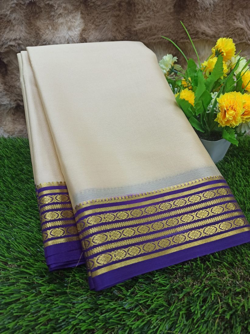 Pure Mysore Silk Saree( 60Grams )