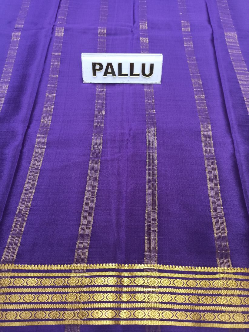 Pure Mysore Silk Saree( 60Grams )