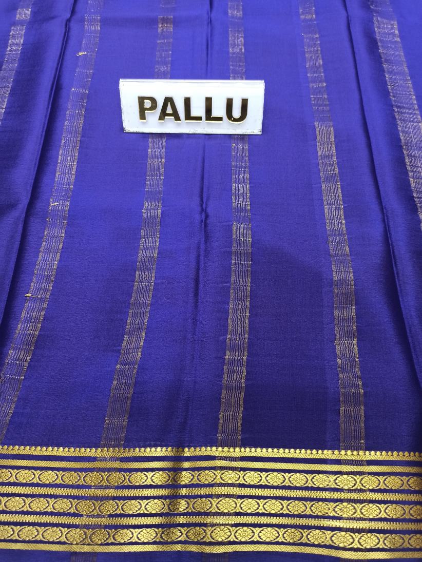 Pure Mysore Silk Saree( 60 grams )