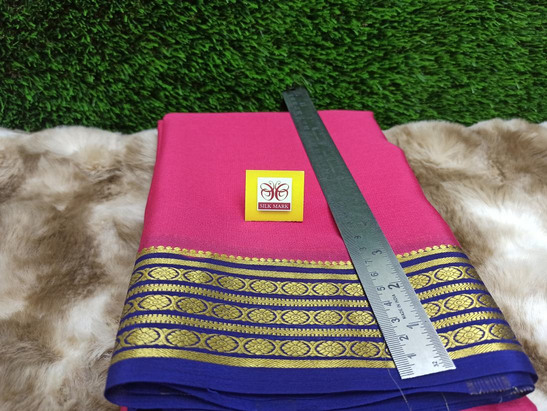 Pure Mysore Silk Saree( 60 grams )