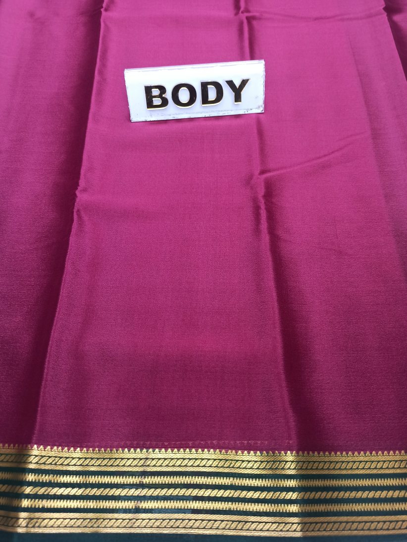 Pure Mysore Silk Saree( 60Grams )