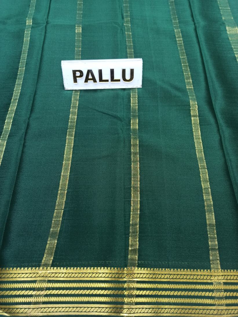 Pure Mysore Silk Saree( 60Grams )