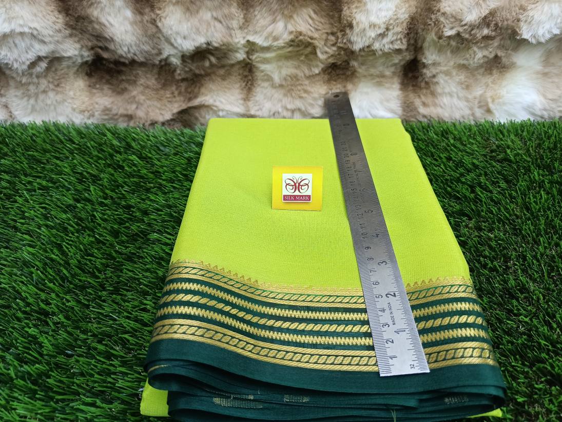 Pure Mysore Silk Saree( 60Grams )