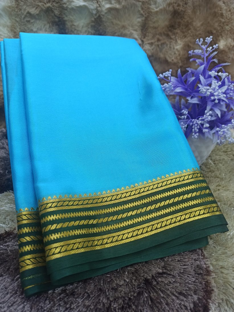 Pure Mysore Silk Saree(60 Grams)