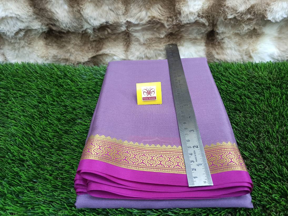 Pure Mysore Silk Saree( 60Grams )