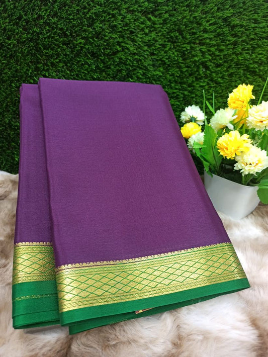 Pure Mysore Silk Saree( 60 Grams )