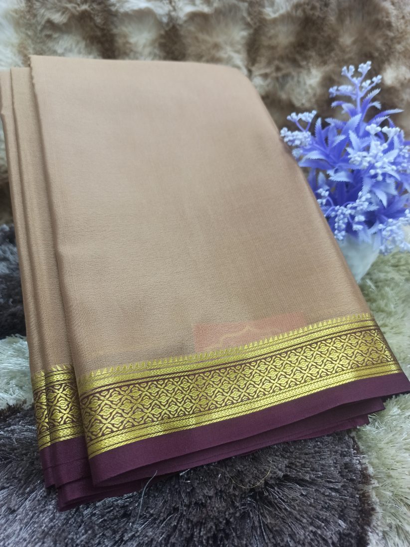 Pure Mysore Silk Saree(60 Grams)