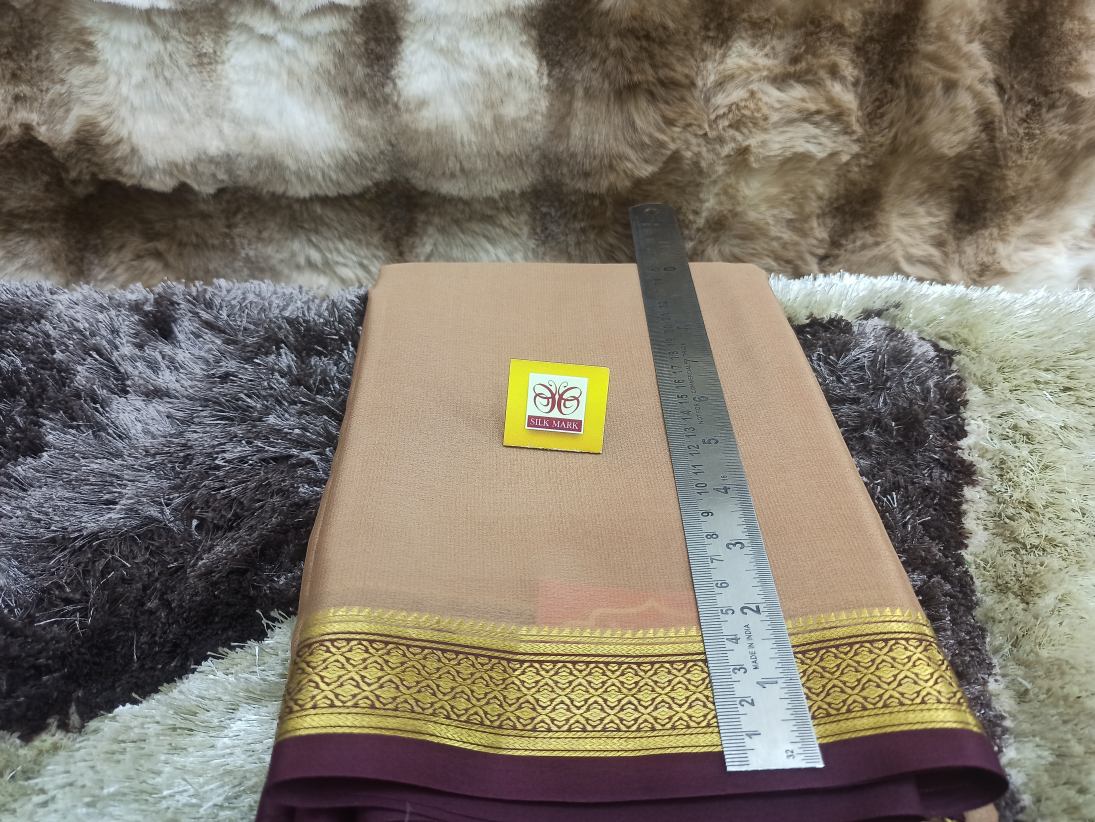 Pure Mysore Silk Saree(60 Grams)