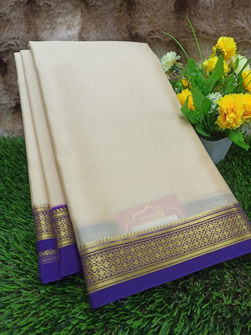 Pure Mysore Silk Saree( 60Grams )