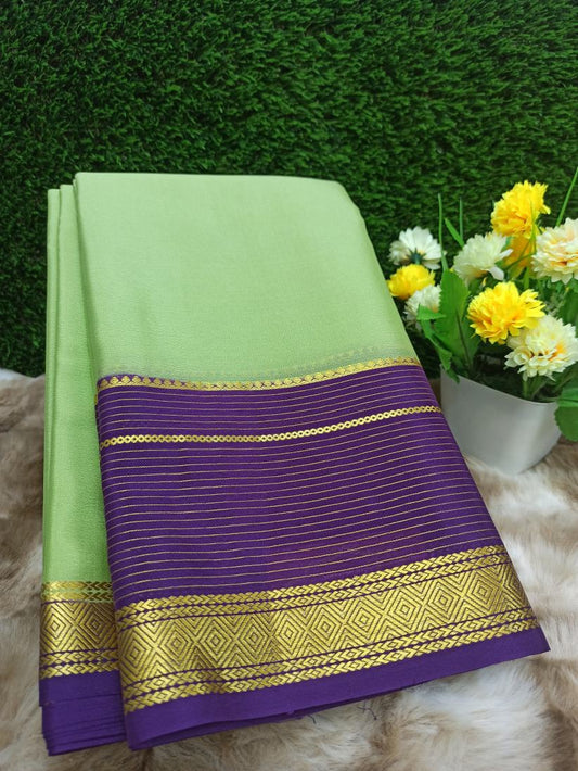 Pure Mysore Silk Saree( 60 Grams )