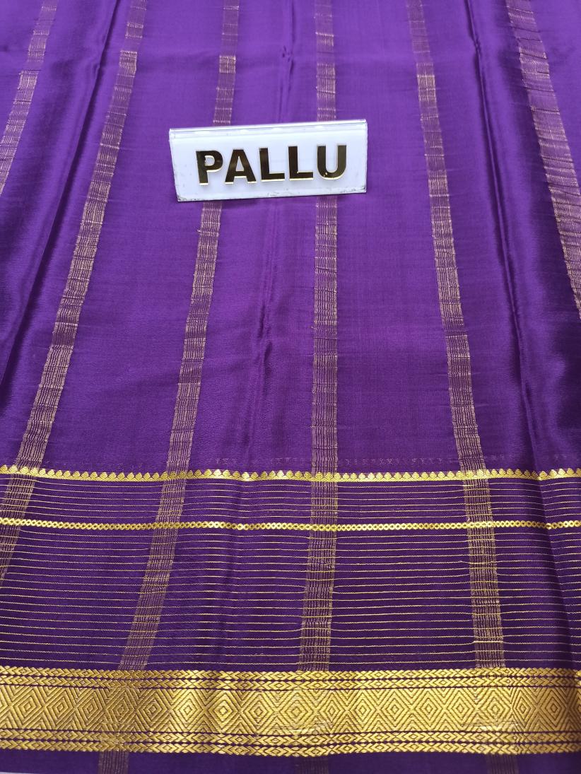 Pure Mysore Silk Saree( 60 Grams )