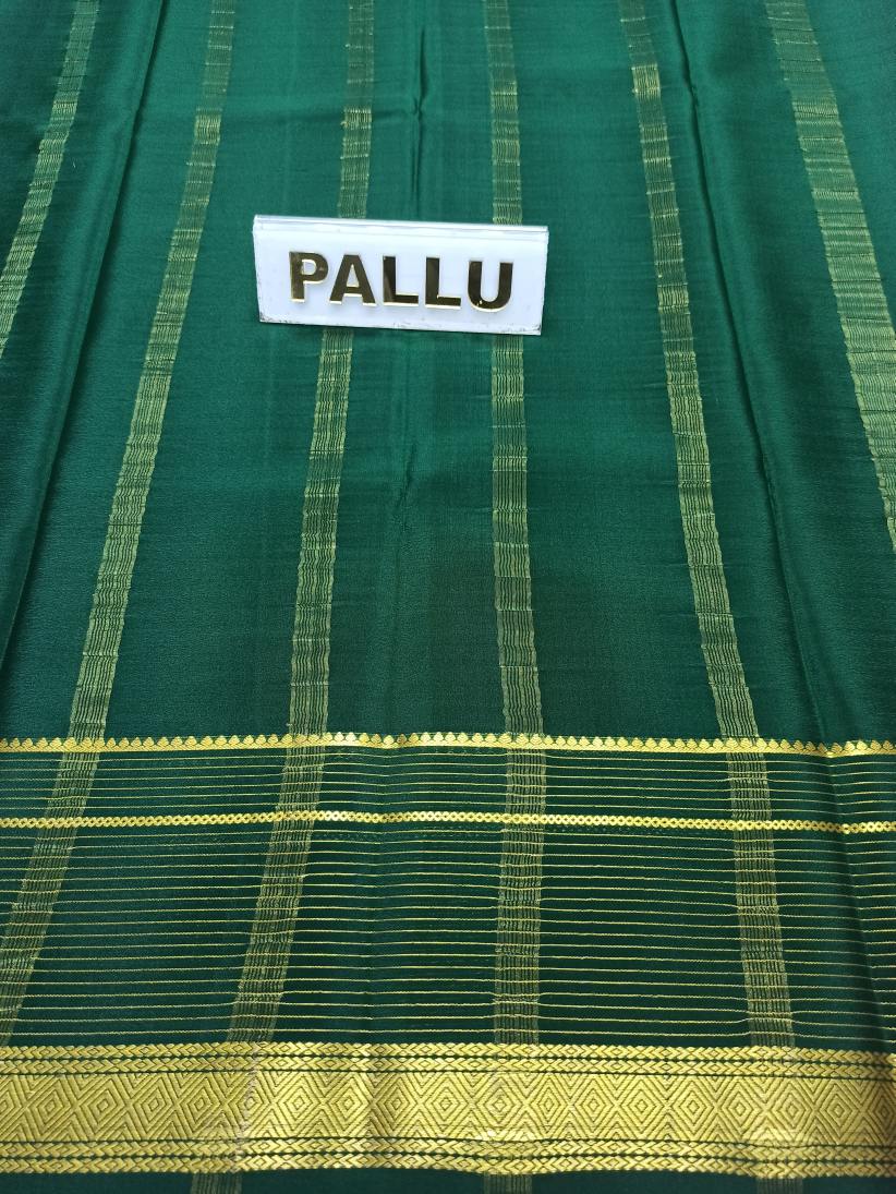 Pure Mysore Silk Saree( 60 Grams )