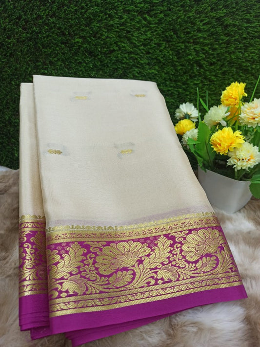 Pure Mysore Silk Saree(60 Grams )