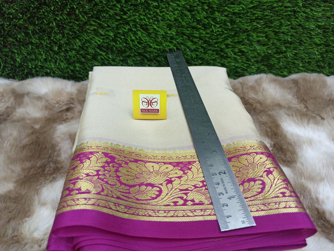 Pure Mysore Silk Saree(60 Grams )