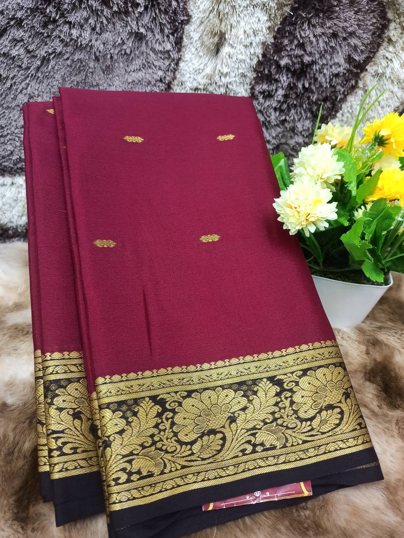 Pure Mysore Silk Saree ( 60 Grams )