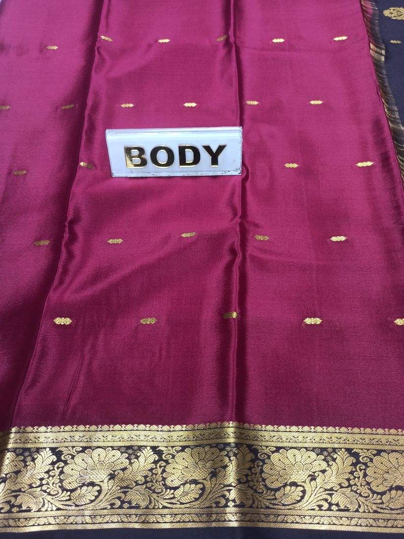 Pure Mysore Silk Saree ( 60 Grams )