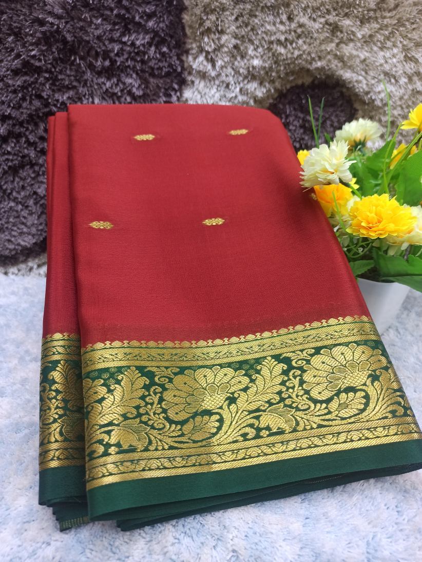 Pure Mysore Silk Saree(60 Grams)