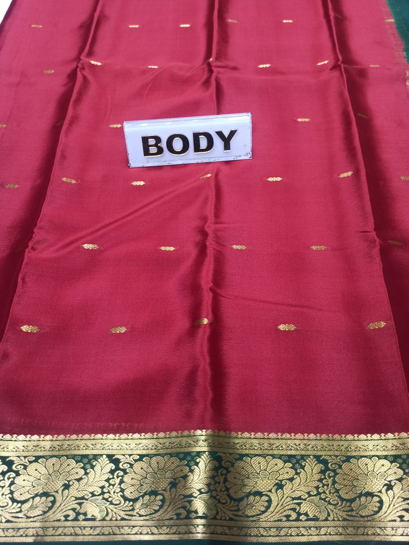 Pure Mysore Silk Saree(60 Grams)