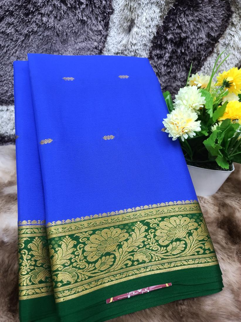 Pure Mysore Silk Saree ( 60 Grams )