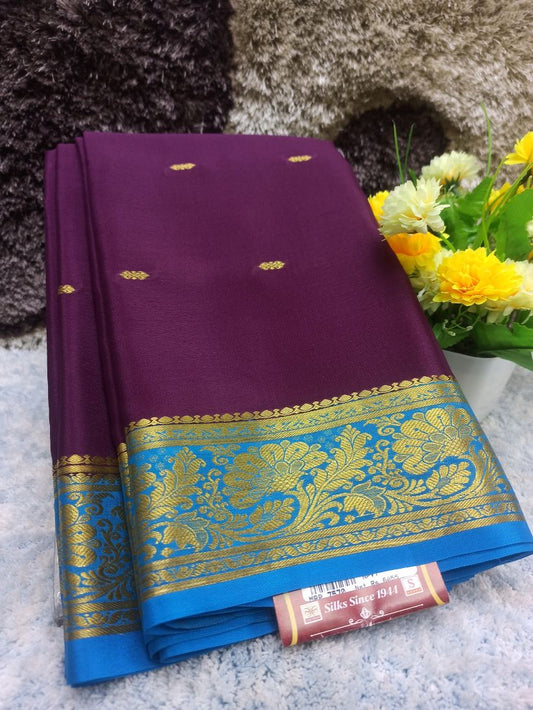 Pure Mysore Silk Saree(60 Grams)