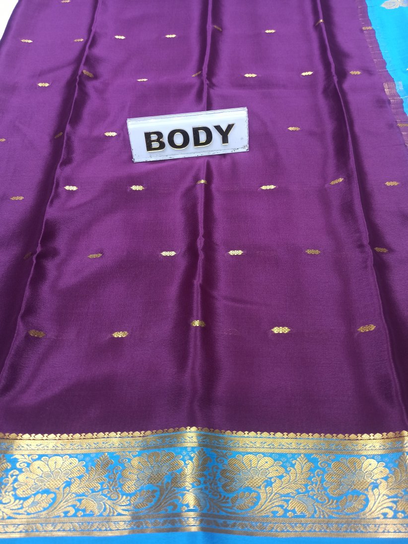 Pure Mysore Silk Saree(60 Grams)