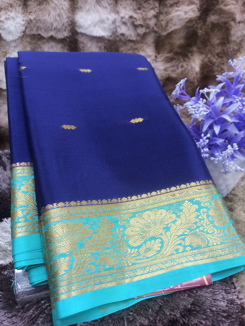 Pure Mysore Silk Saree( 60 Grams )