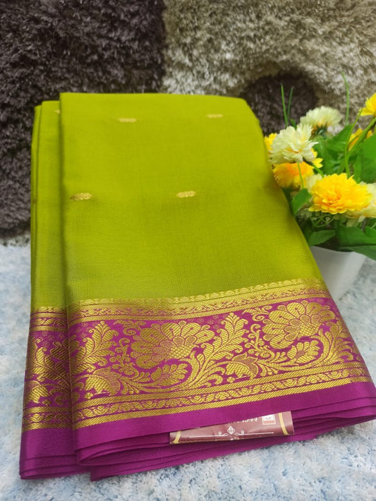 Pure Mysore Silk Saree(60 Grams)