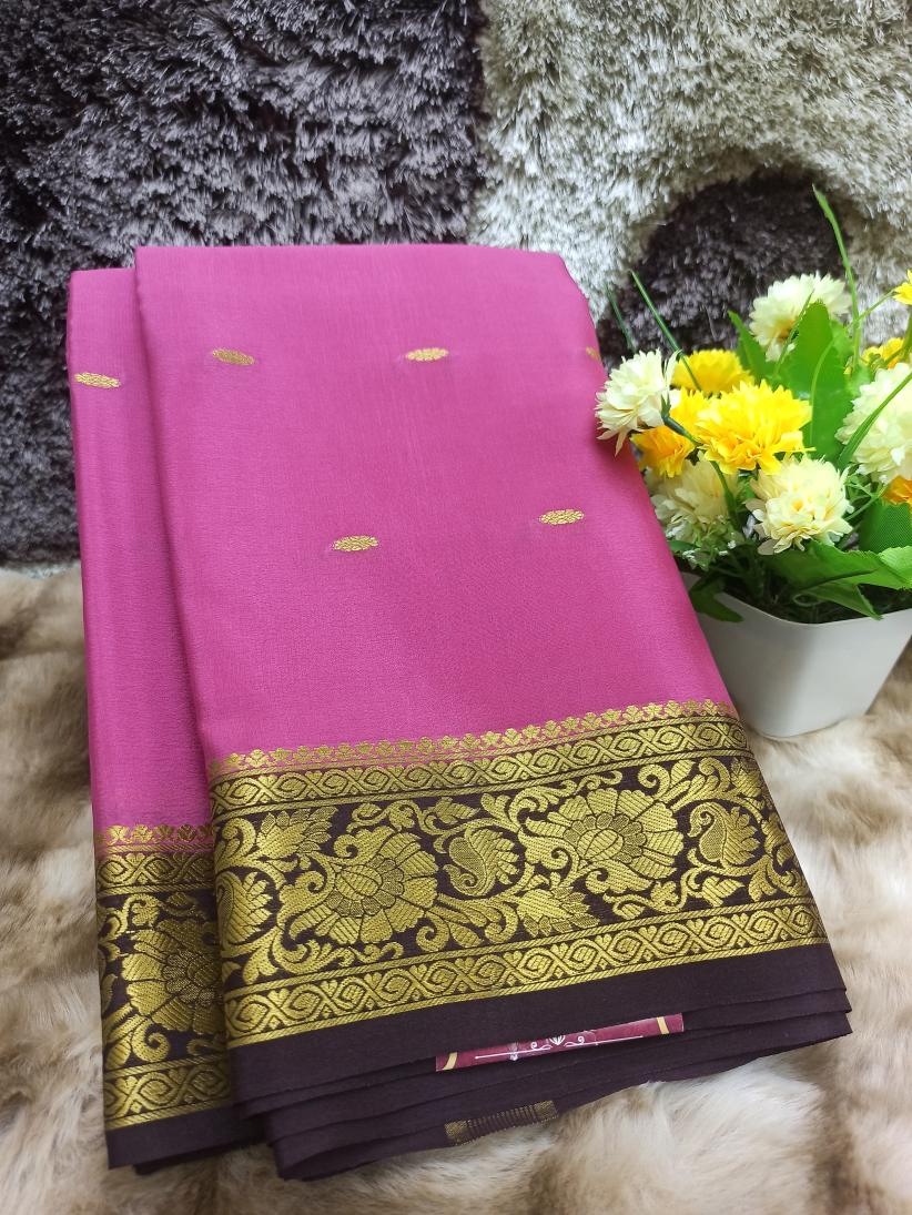 Pure Mysore Silk Saree(60 Grams)