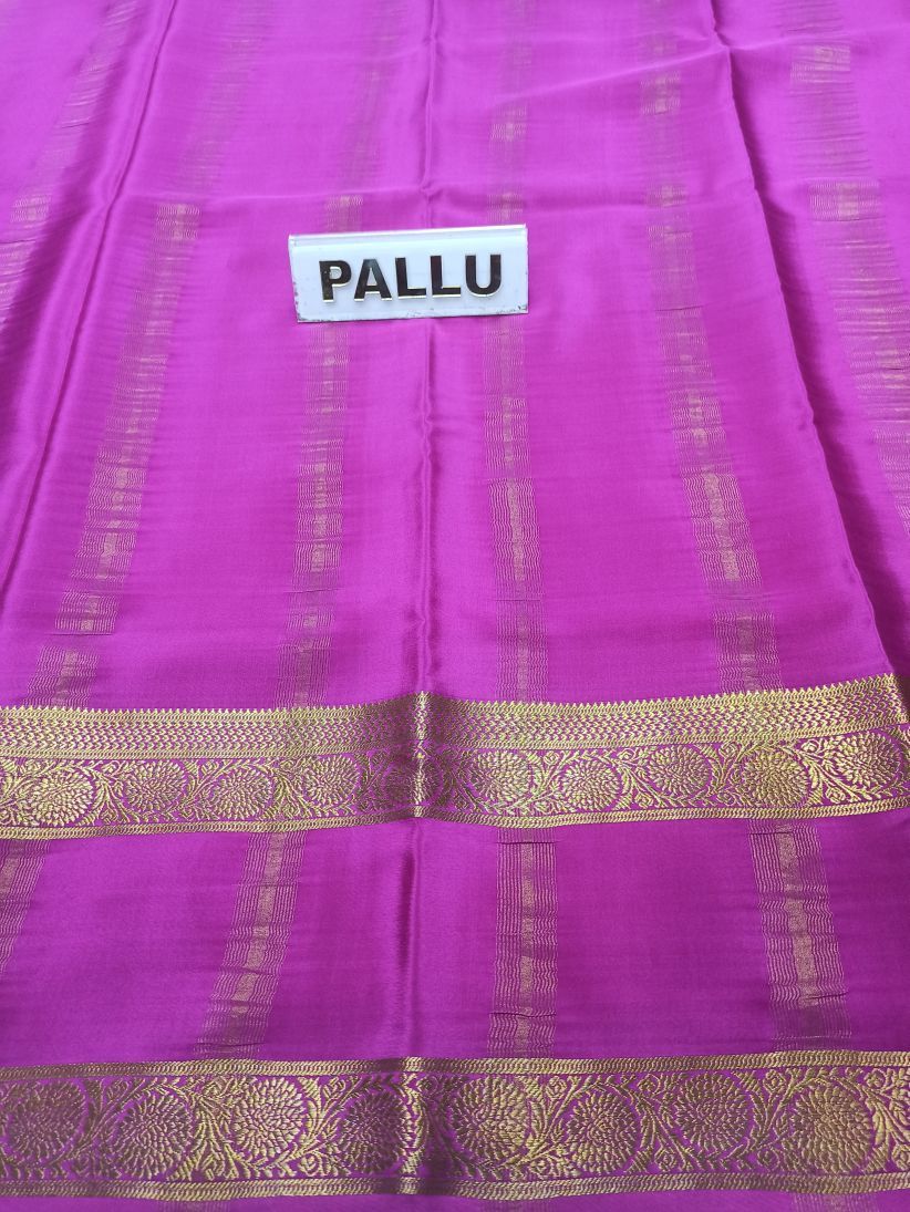 Pure Mysore Silk Saree