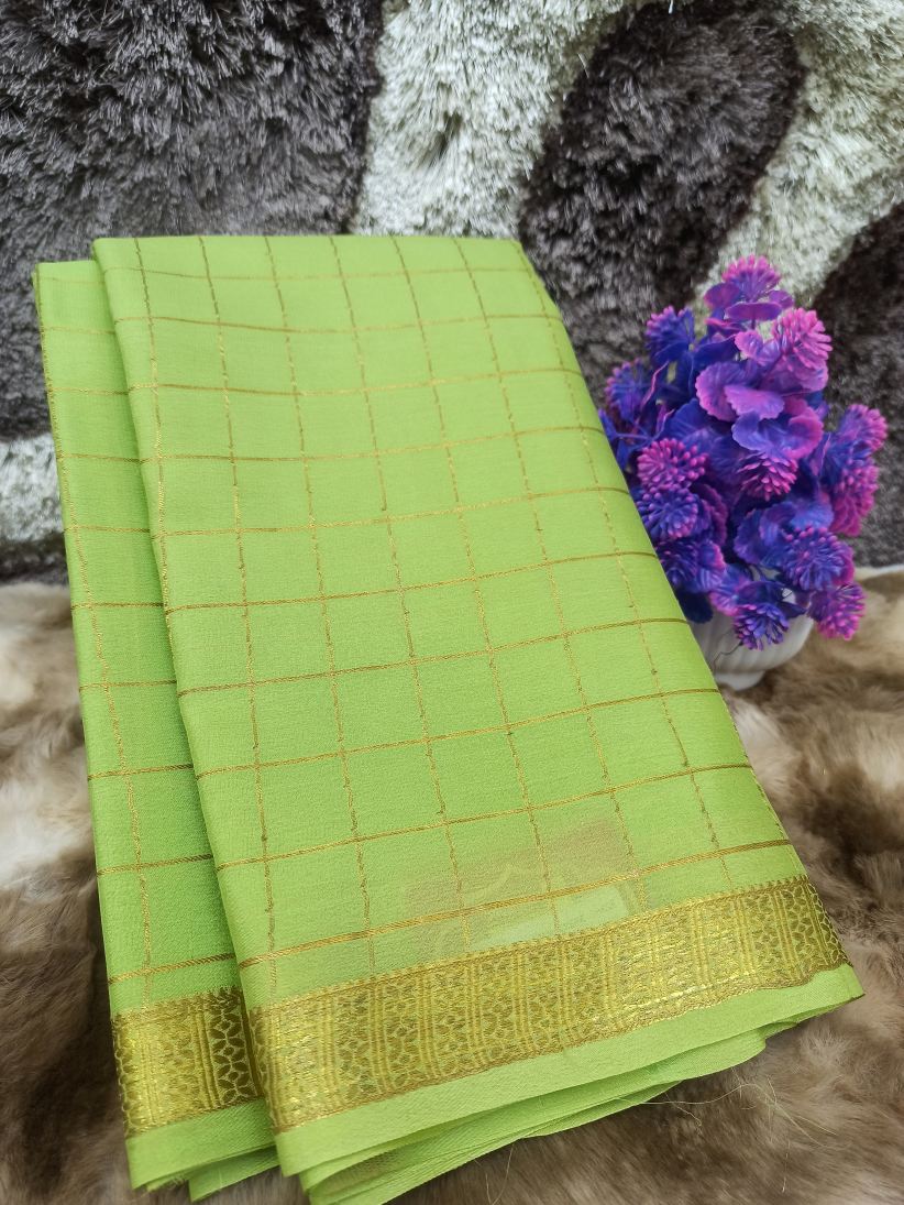 Pure Mysore Silk Saree ( 60 Grams )