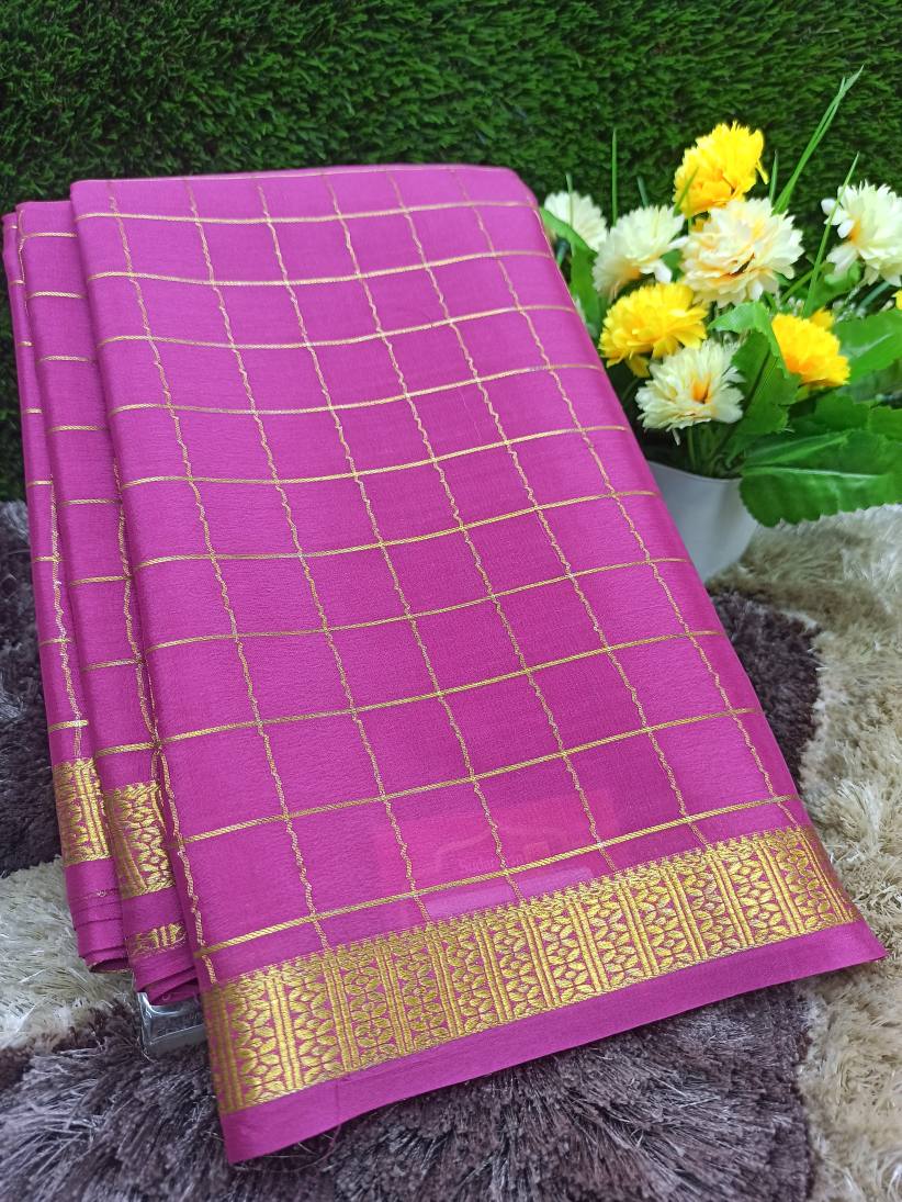 Pure Mysore Silk Saree