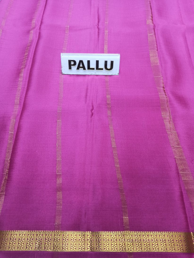 Pure Mysore Silk Saree