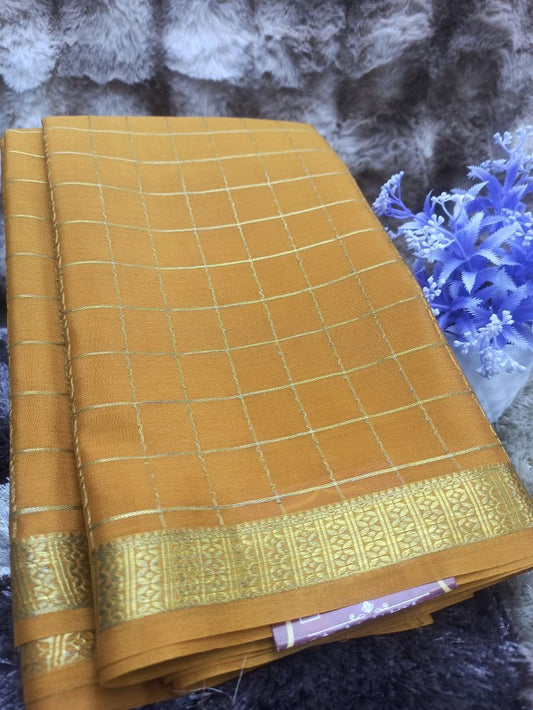 Pure Mysore Silk Saree( 60 Grams )