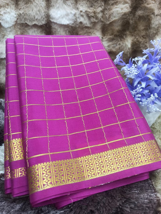 Pure Mysore Silk Saree( 60 Grams )