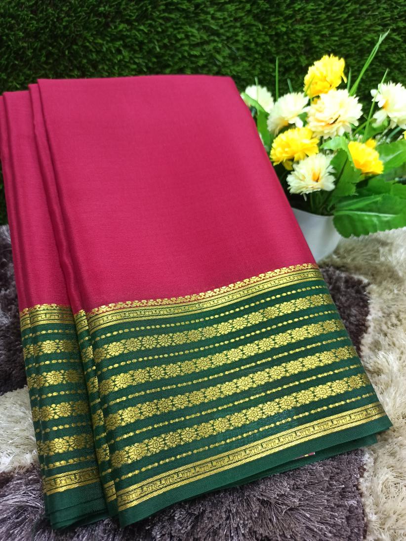 Pure Mysore Silk Saree