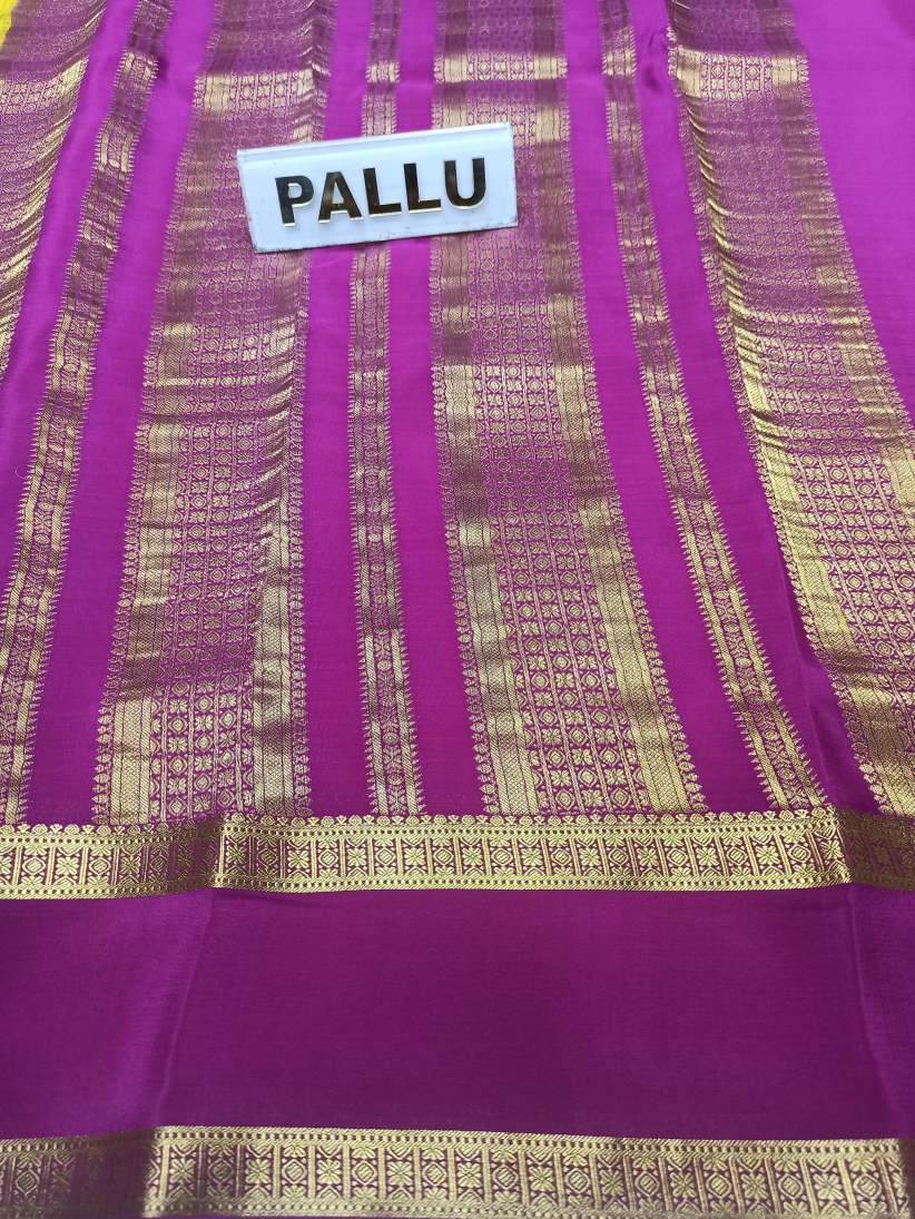 Pure Mysore Silk Saree