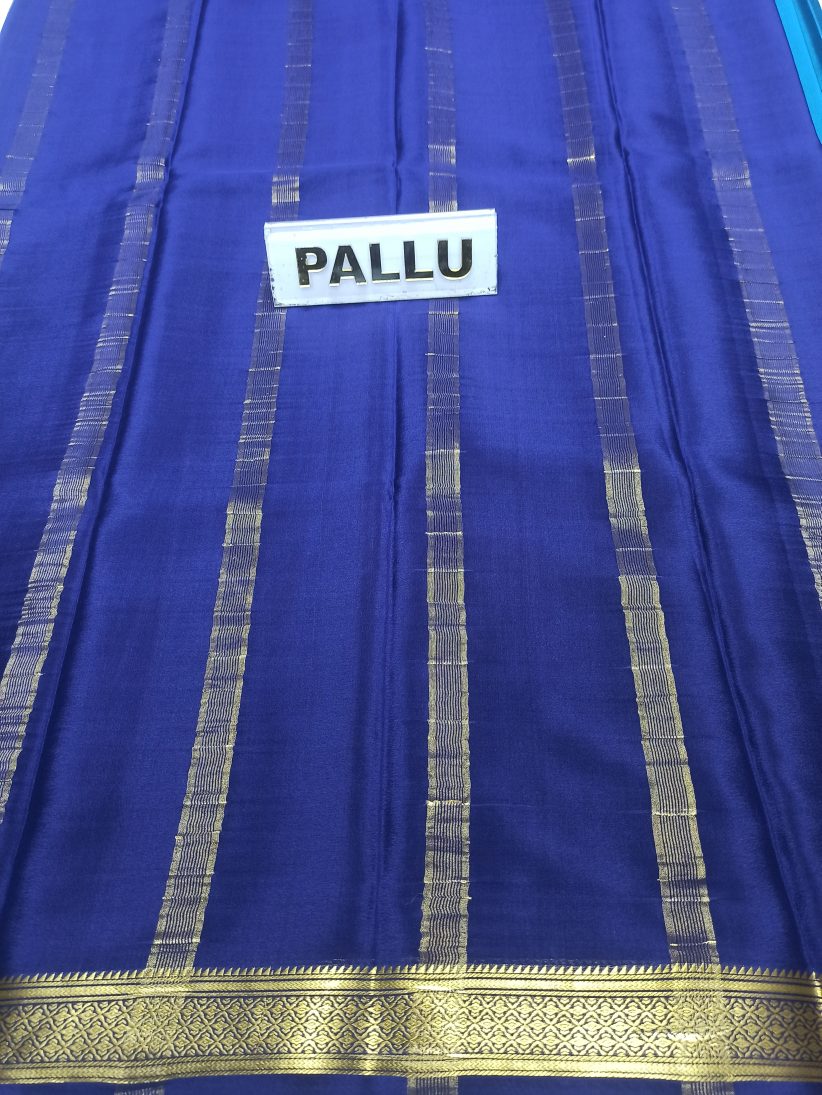 Pure Mysore Silk Saree ( 60 Grams )