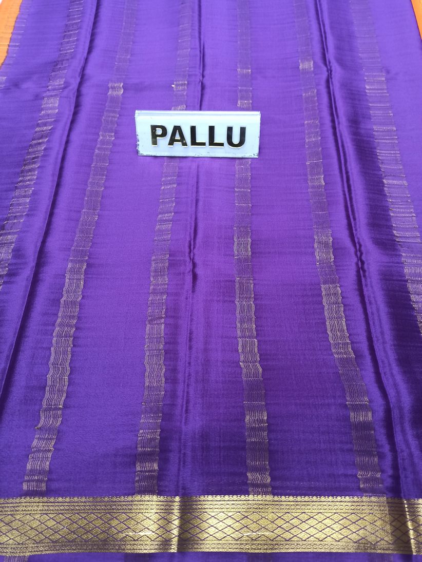 Pure Mysore Silk Saree( 60 Grams)