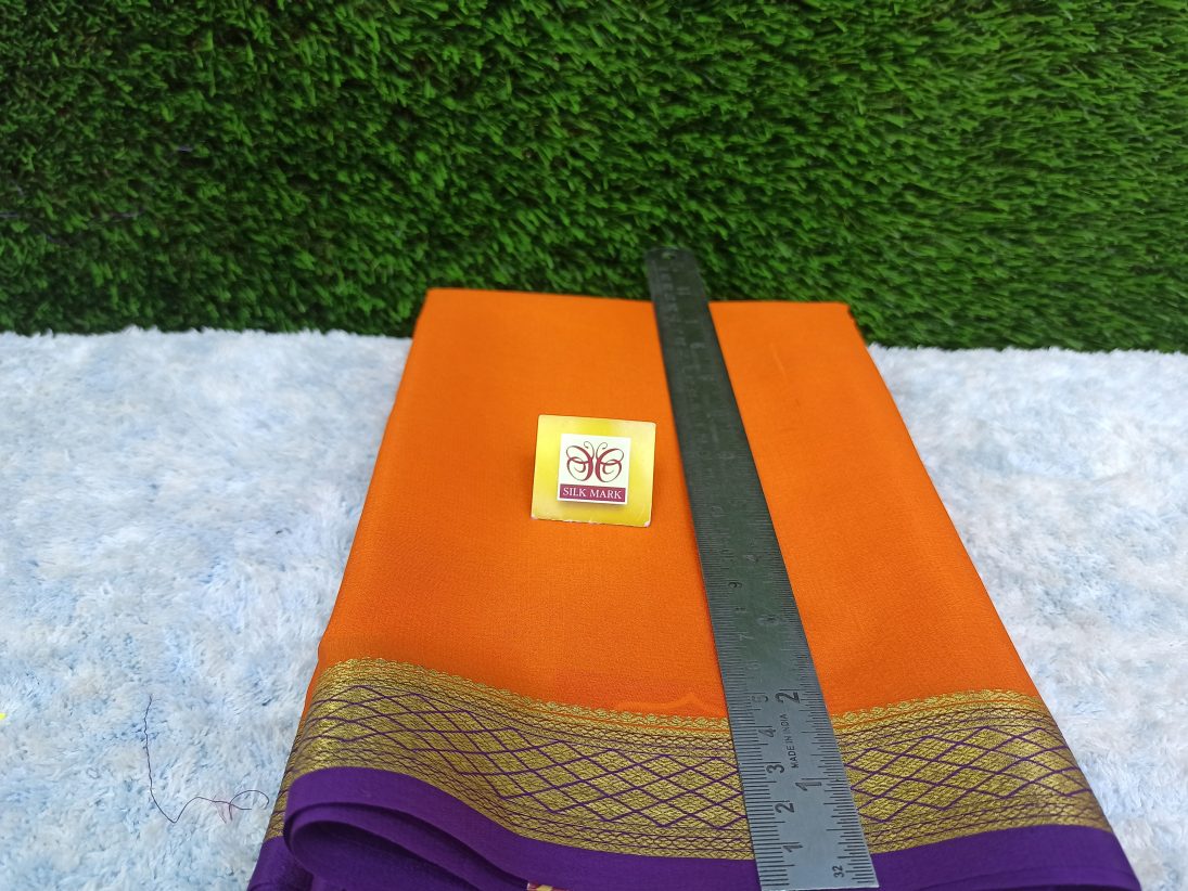 Pure Mysore Silk Saree( 60 Grams)