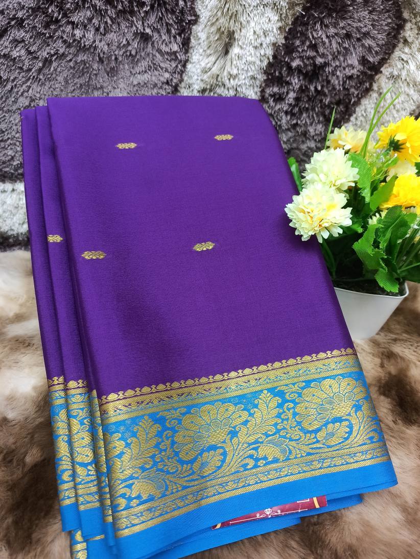 Pure Mysore Silk Saree ( 60 Grams )