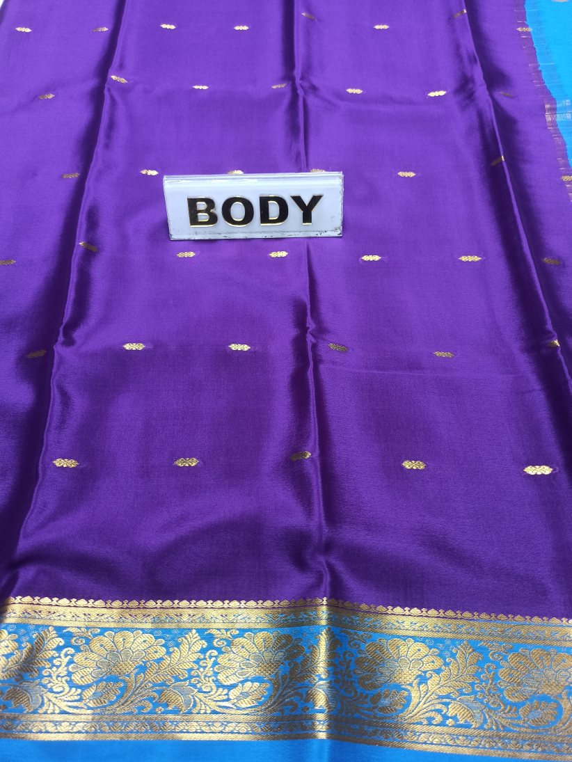 Pure Mysore Silk Saree ( 60 Grams )