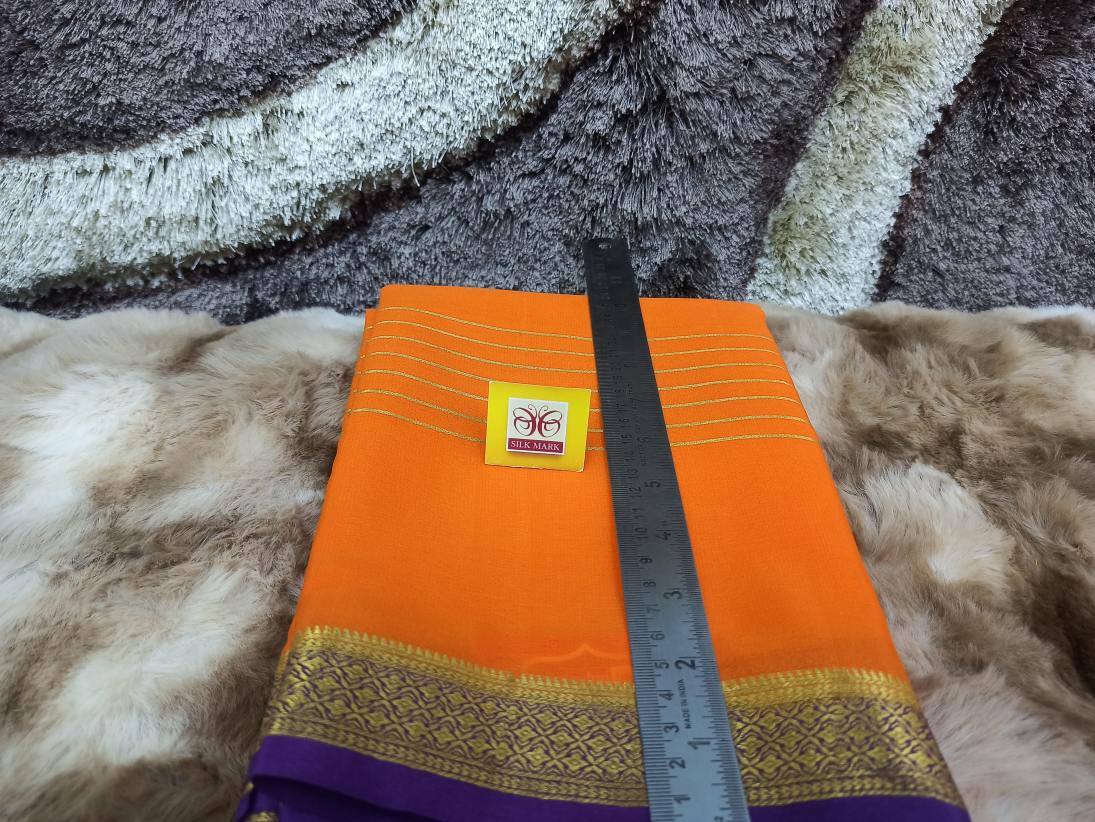 Pure Mysore Silk Saree ( 60 Grams )