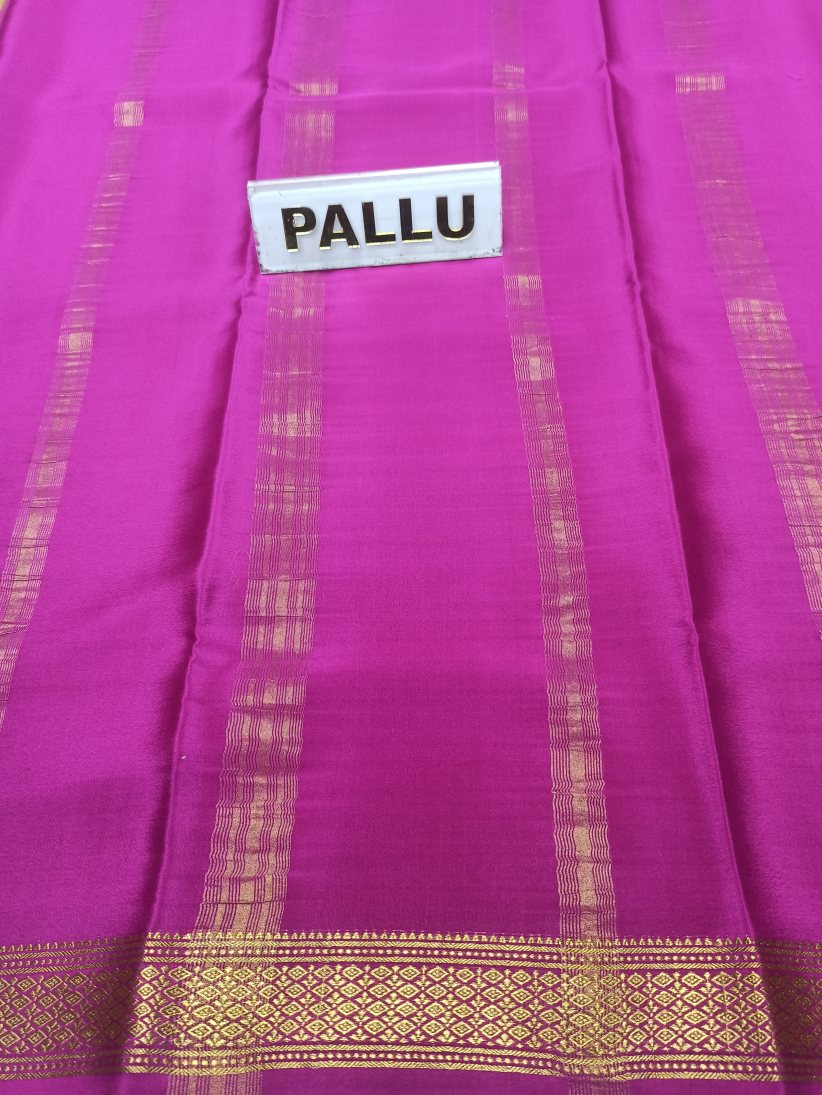 Pure Mysore Silk Saree