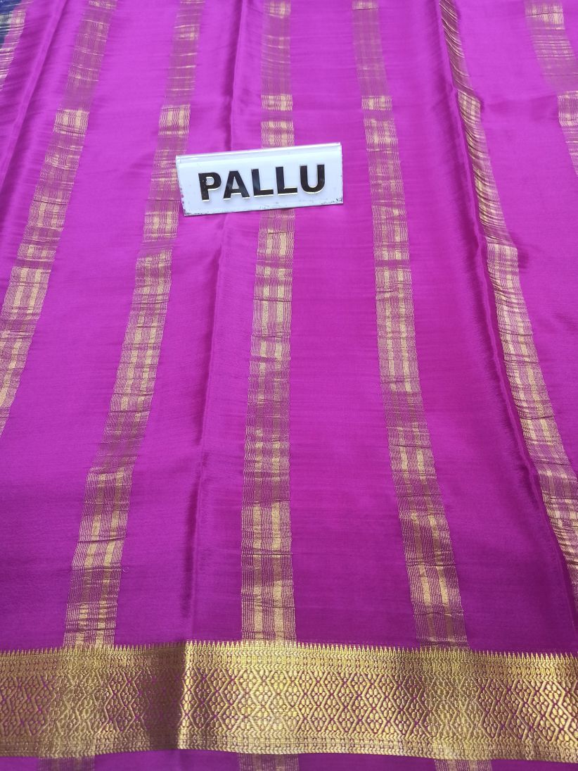 Pure Mysore Silk Saree