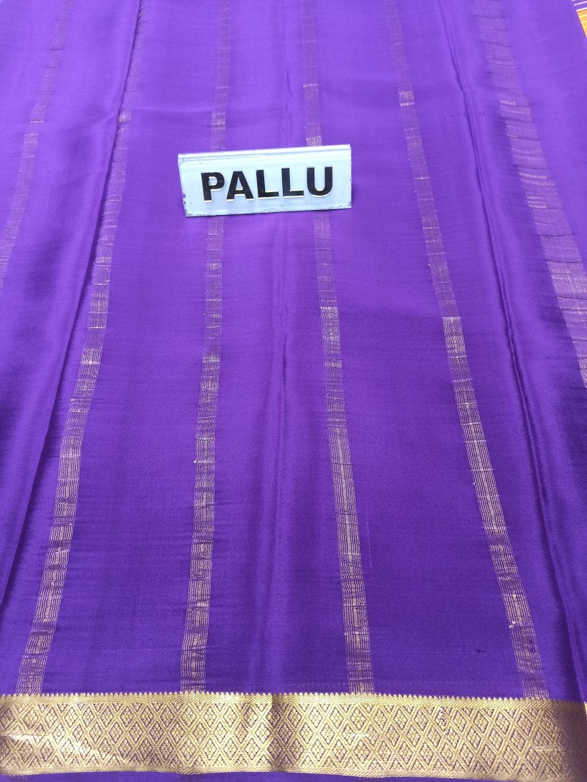 Pure Mysore Silk Saree ( 60 Grams )