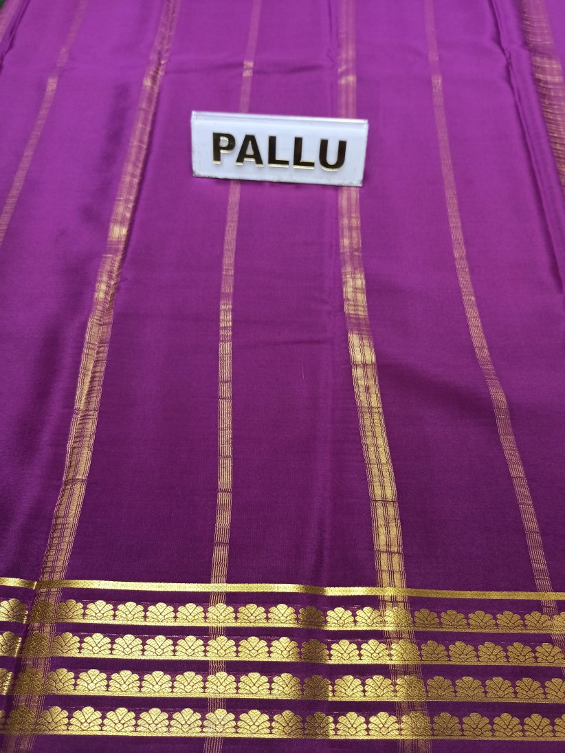 Pure Mysore Silk Saree( 60Grams )