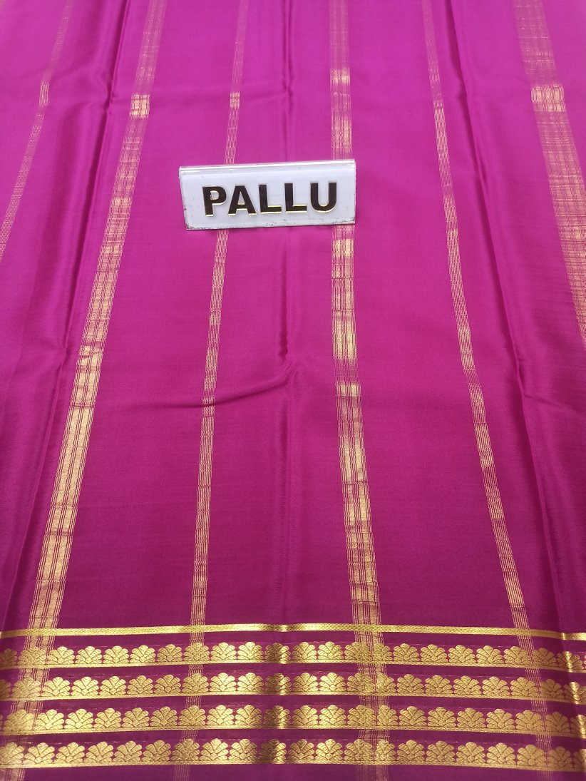 Pure Mysore Silk Saree(60 Grams)