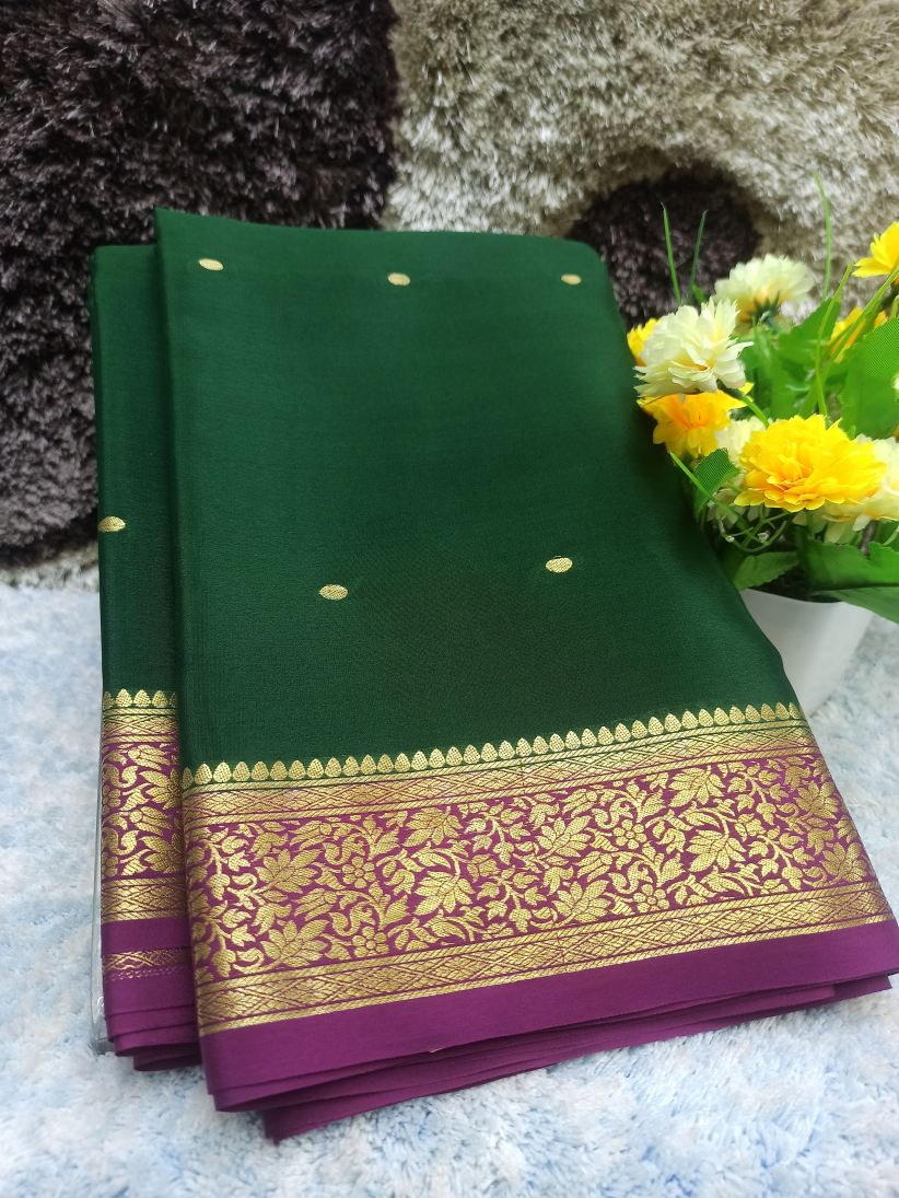 Pure Mysore Silk Saree(60 Grams)