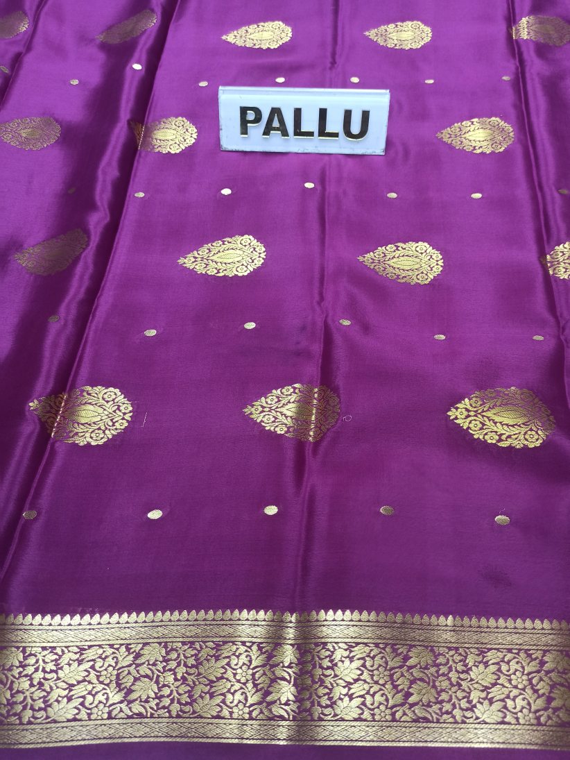 Pure Mysore Silk Saree(60 Grams)