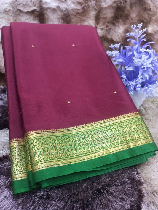 Pure Mysore Silk Saree(60 Grams)